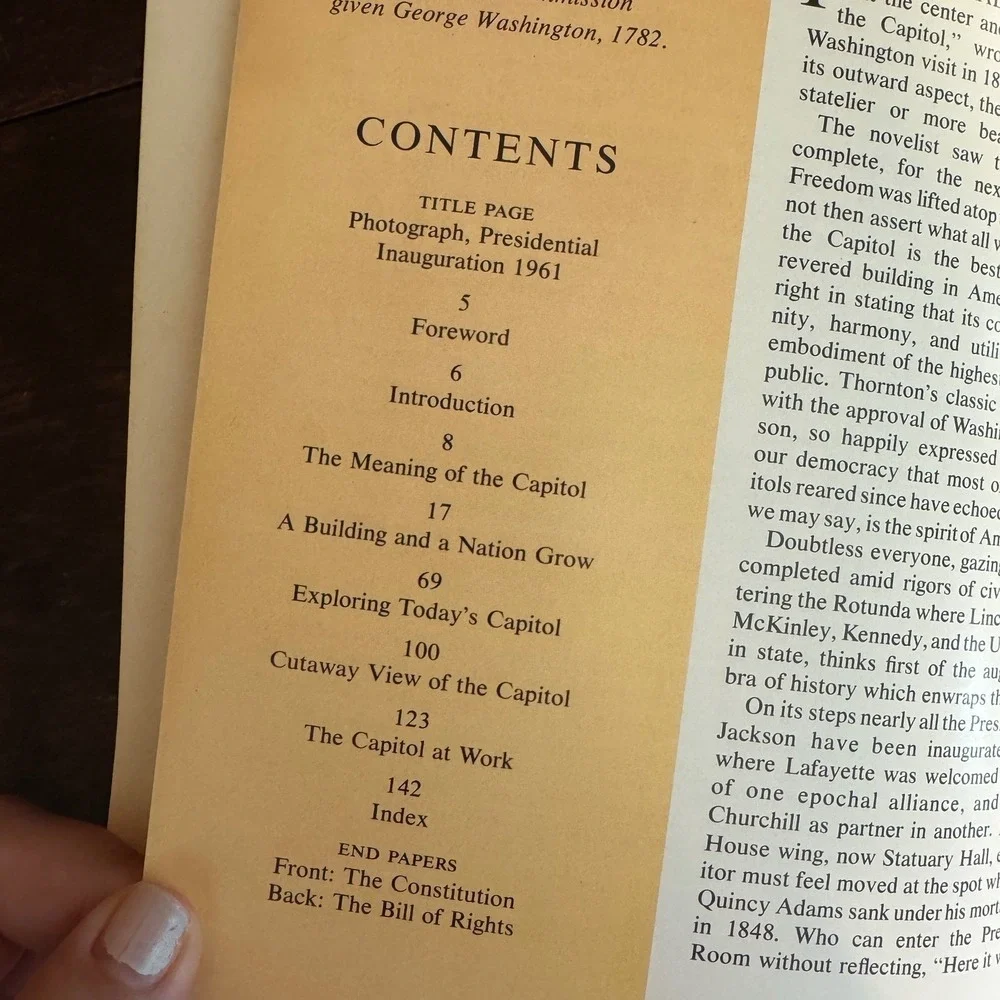 We, the People Story‎ of the United States Capitol Book 1964 History Vintage
